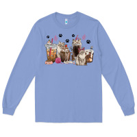Colony Blue siberian cat coffee cups Long Sleeve Tee - texasbilliewilder