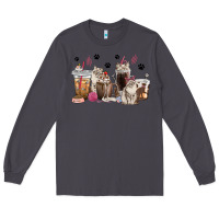 Smoke siberian cat coffee cups Long Sleeve Tee - texasbilliewilder