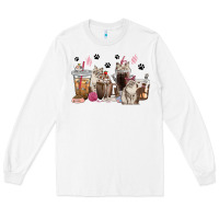 White siberian cat coffee cups Long Sleeve Tee - texasbilliewilder