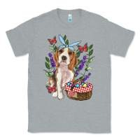 Heather Grey easter beagle Classic Tee - RanaPortraitStore