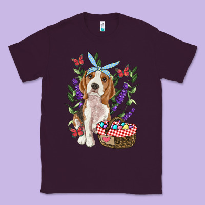 Classic Tee easter beagle