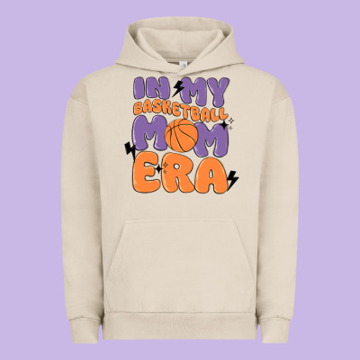 In My Basketball Mom Era Urban Hoodie Designed By Maliassmallbusiness