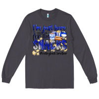 Smoke im just here for the snacks volleyball brother Long Sleeve Tee - Zillion Design Studio