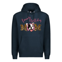 Navy french bulldog mom Premium Hoodie - Jasminsmagicworld