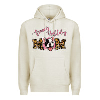 Oatmeal Heather french bulldog mom Premium Hoodie - Jasminsmagicworld