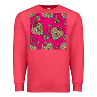 Cardinal valentines day lock and key seamless pattern Premium Sweatshirt - BundleAndBundleShop