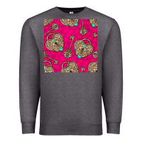 Charcoal Heather valentines day lock and key seamless pattern Premium Sweatshirt - BundleAndBundleShop
