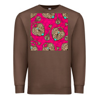 Chestnut valentines day lock and key seamless pattern Premium Sweatshirt - BundleAndBundleShop