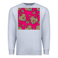 Heather Grey valentines day lock and key seamless pattern Premium Sweatshirt - BundleAndBundleShop