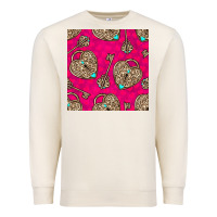 Sandshell valentines day lock and key seamless pattern Premium Sweatshirt - BundleAndBundleShop