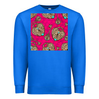 True Royal valentines day lock and key seamless pattern Premium Sweatshirt - BundleAndBundleShop
