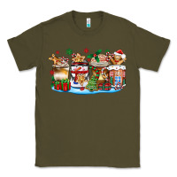 Army Green christmas cookie coffee cups Classic Tee - Zillion Design Studio
