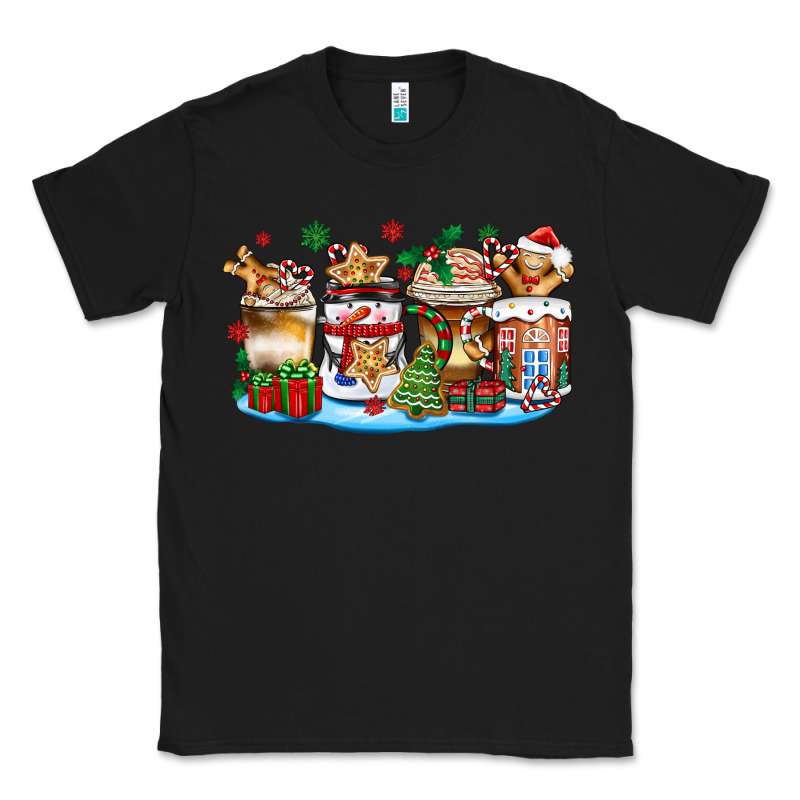 Christmas Cookie Coffee Cups Classic Tee by Zillion Design Studio | Teevron