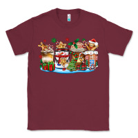 Burgundy christmas cookie coffee cups Classic Tee - Zillion Design Studio