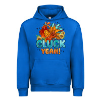 Cobalt cluck yeah Urban Hoodie - MaliasSmallBusiness