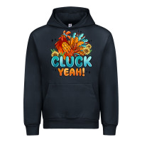 Navy cluck yeah Urban Hoodie - MaliasSmallBusiness