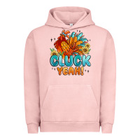 Pigment Salmon cluck yeah Urban Hoodie - MaliasSmallBusiness