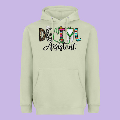 Dentalassistant Heavyweight Hoodie Designed By Cowhidedigitalart