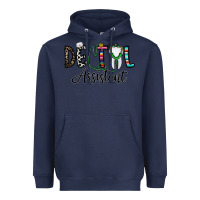 Navy dentalassistant Heavyweight Hoodie - CowhideDigitalArt