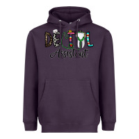 Plum dentalassistant Heavyweight Hoodie - CowhideDigitalArt