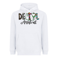 White dentalassistant Heavyweight Hoodie - CowhideDigitalArt