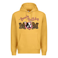 Mustard French Bulldog Mom Premium Hoodie - Jasminsmagicworld