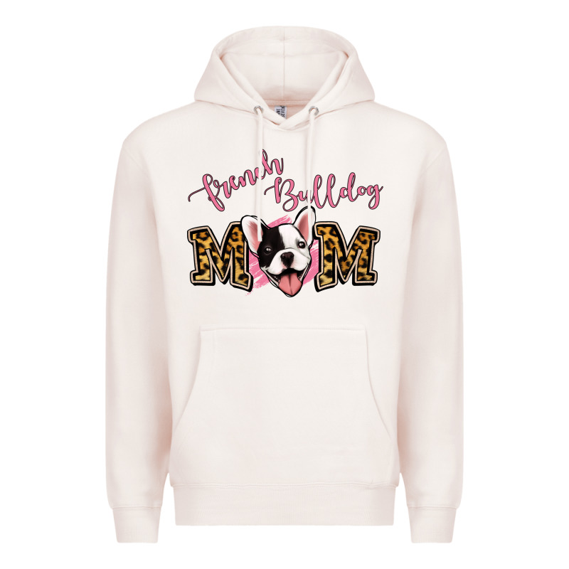 French Bulldog Mom Premium Hoodie by Jasminsmagicworld | Teevron