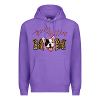 Purple French Bulldog Mom Premium Hoodie - Jasminsmagicworld