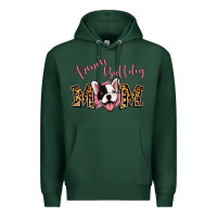 Sports Green French Bulldog Mom Premium Hoodie - Jasminsmagicworld