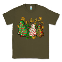 Army Green tis the season christmas cake Classic Tee - Zillion Design Studio