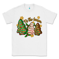 White tis the season christmas cake Classic Tee - Zillion Design Studio