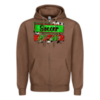 Chestnut soccer brother Zipper Hoodie - Zillion Design Studio