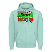 Seafoam soccer brother Zipper Hoodie - Zillion Design Studio