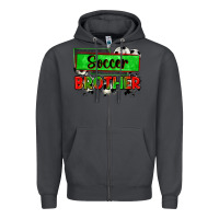 Smoke soccer brother Zipper Hoodie - Zillion Design Studio