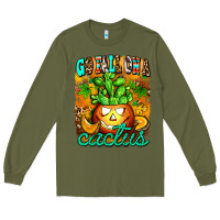 Army Green go fall on a cactus Long Sleeve Tee - AdoDesignShop