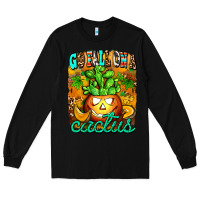 Black go fall on a cactus Long Sleeve Tee - AdoDesignShop