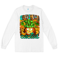 White go fall on a cactus Long Sleeve Tee - AdoDesignShop