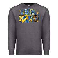 Charcoal Heather be kind Premium Sweatshirt - Artiststas