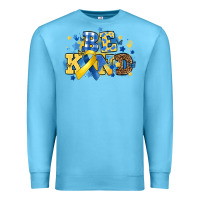 Ocean Blue be kind Premium Sweatshirt - Artiststas