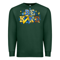Sports Green be kind Premium Sweatshirt - Artiststas