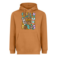 Meerkat Chillin with my peeps Easter Heavyweight Hoodie - OliviaCreatesArt
