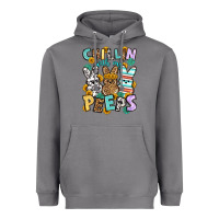 Storm Chillin with my peeps Easter Heavyweight Hoodie - OliviaCreatesArt