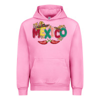 Fuchsia Pink mexico Urban Hoodie - MaliasSmallBusiness