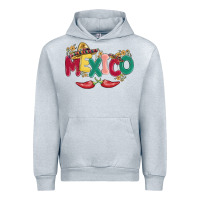 Heather Grey mexico Urban Hoodie - MaliasSmallBusiness
