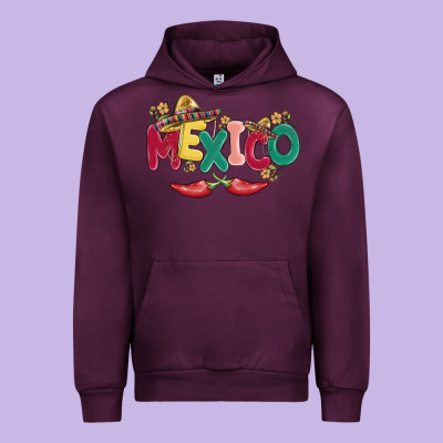 Mexico Urban Hoodie Designed By Maliassmallbusiness