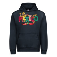 Navy mexico Urban Hoodie - MaliasSmallBusiness