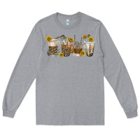 Heather Grey skeleton hands coffee cups Long Sleeve Tee - texasbilliewilder