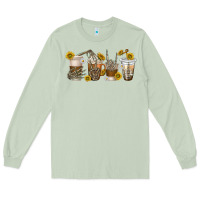 Matcha skeleton hands coffee cups Long Sleeve Tee - texasbilliewilder