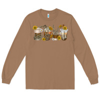 Toasted Coconut skeleton hands coffee cups Long Sleeve Tee - texasbilliewilder