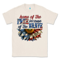 Natural home of the free because of the brave sunflower bi Classic Tee - texasbilliewilder